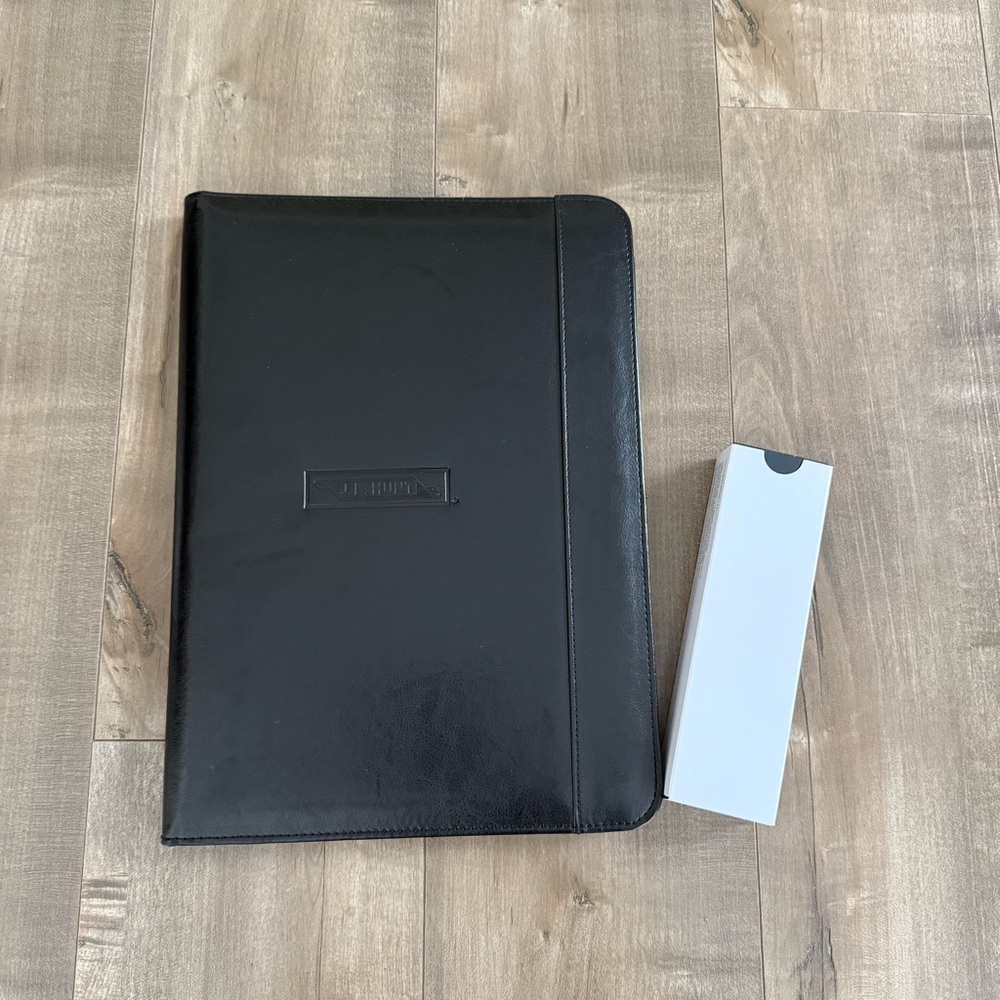 NEW Sovrano Padfolio Black & Parker Ballpoint Pen JB HUNT Dedicated‎ Office